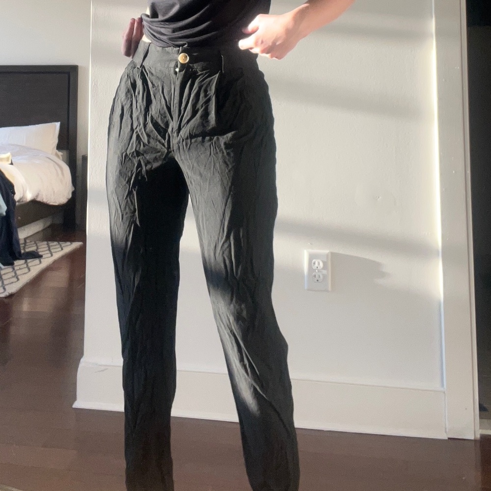 Viscose  Black Trousers 🖤